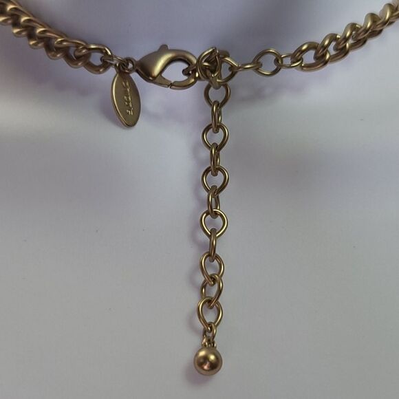 CHICO'S Statement Coin open link necklace - Picture 5 of 6